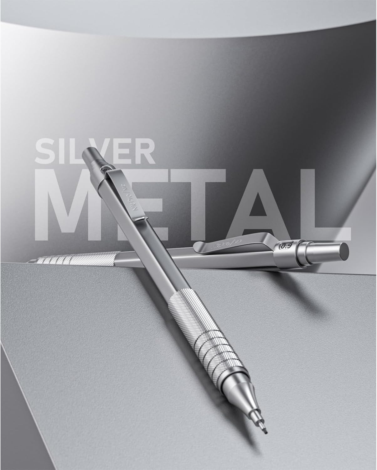 0.9 Mm Metal Mechanical Pencil Set with Case, with 3PCS MP1000 0.9Mm Drafting Pe
