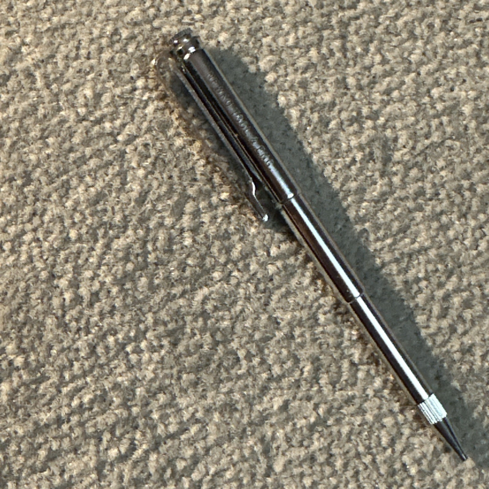 Men’s Telescoping Mechanical Pencil Tie Clip Working Extend-A-Pencil / Tie-Write