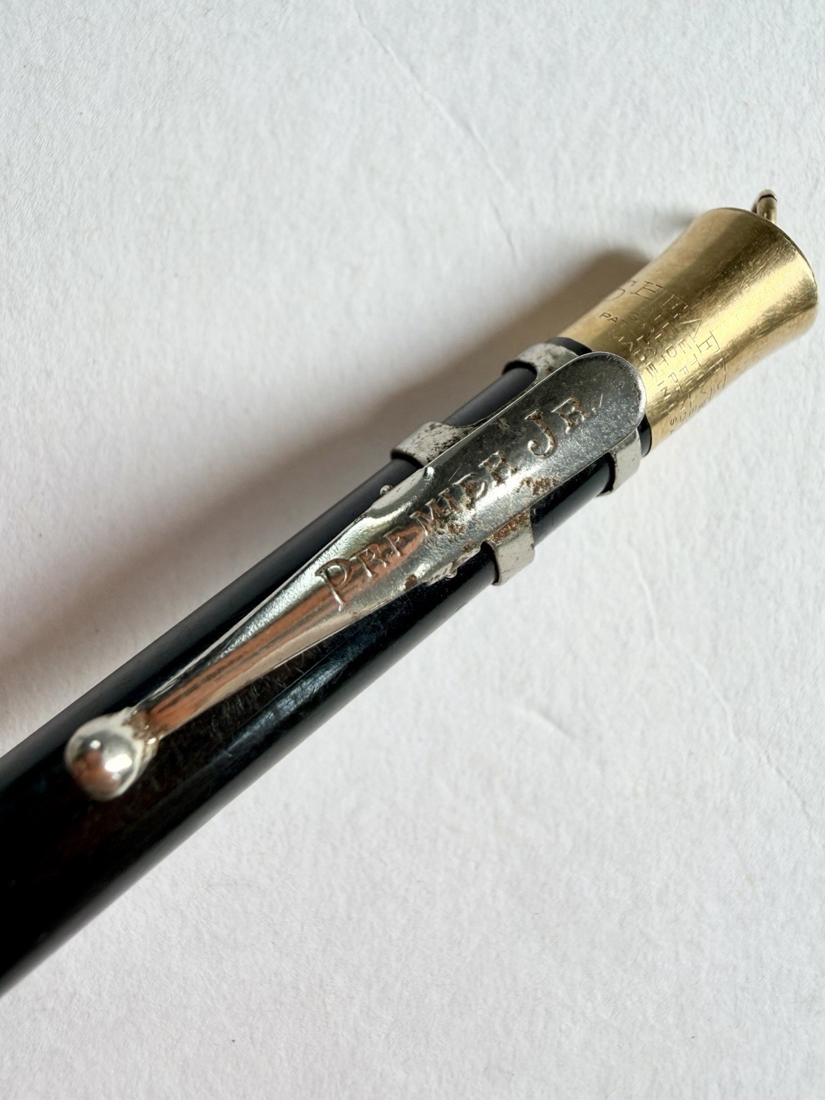 Antique Sheaffer’s Lifetime Gold Filled Mechanical Pencil Crown Top Black