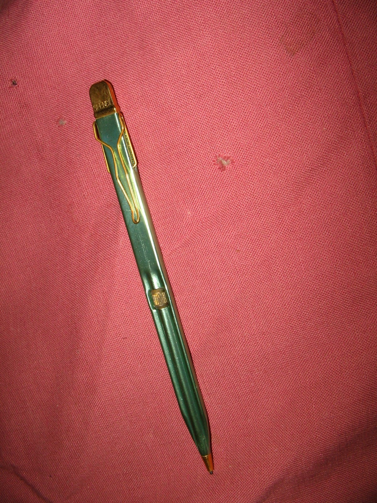VTG c1950 4.5″ Flat Slencil Mechanical Pencil “Lord is my Shepherd’ N.O.S.+Box