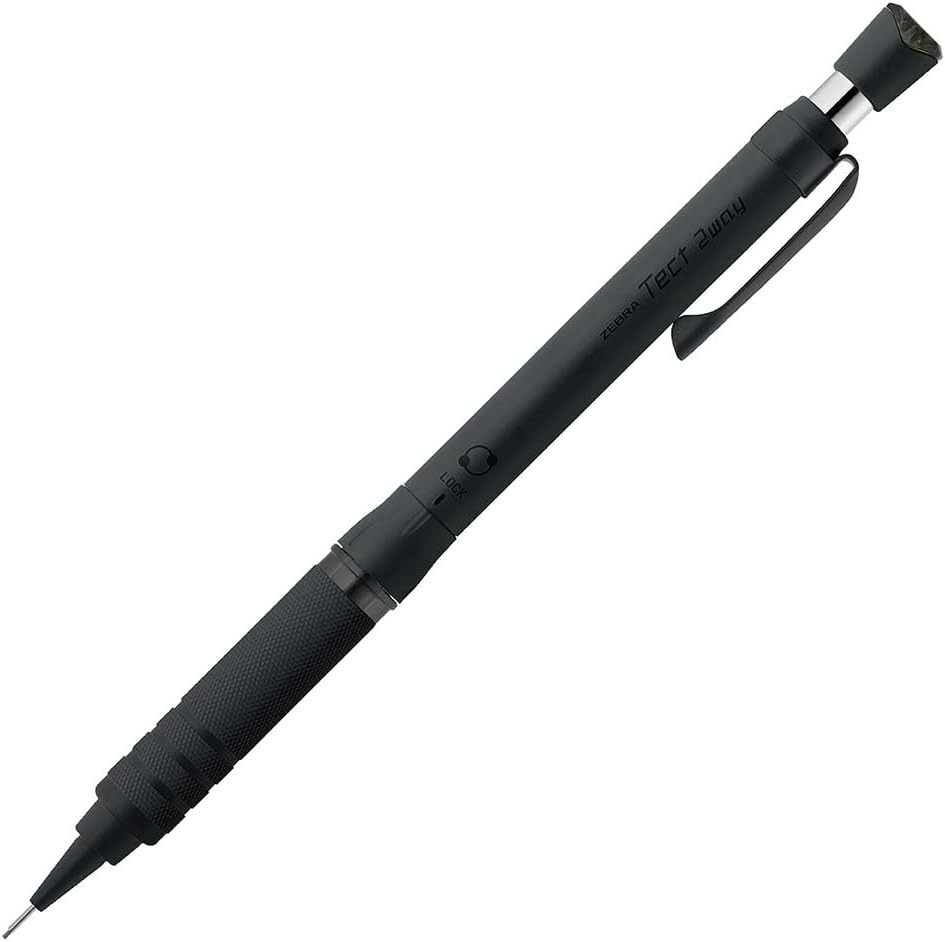 Zebra Tect 2way RO 0.5mm Mechanical Pencil Dark Black MA141-DBK Japan
