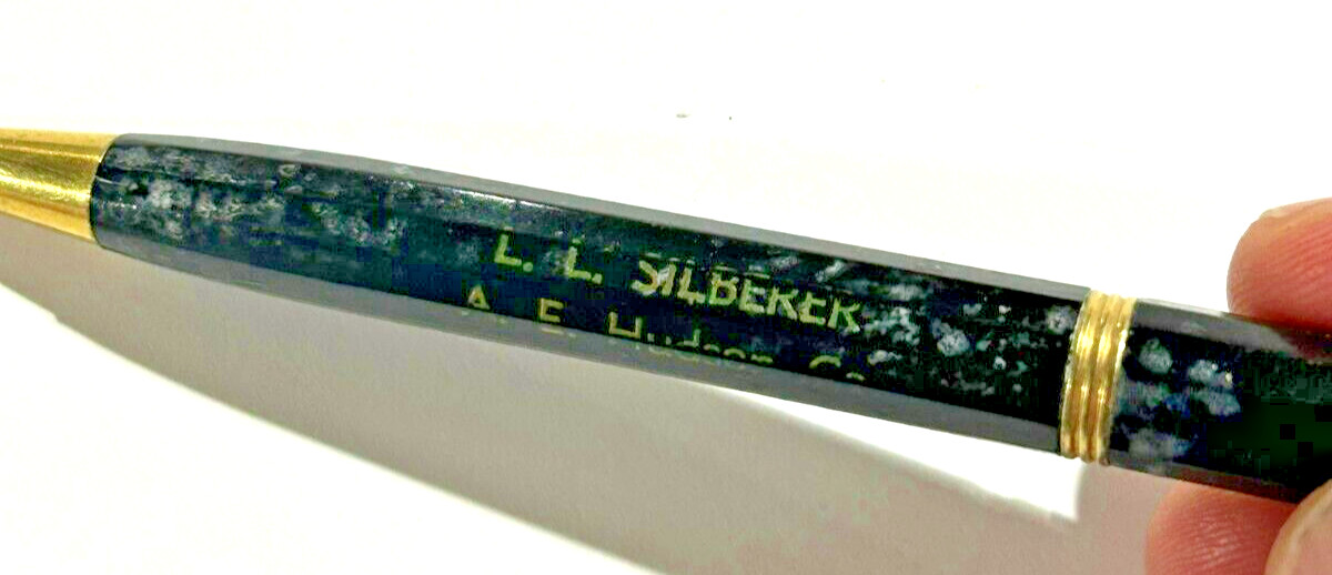 Rare Illinois Cluvert Tank Combination Mechanical Pencil Ballpoint Pen Hudson Co
