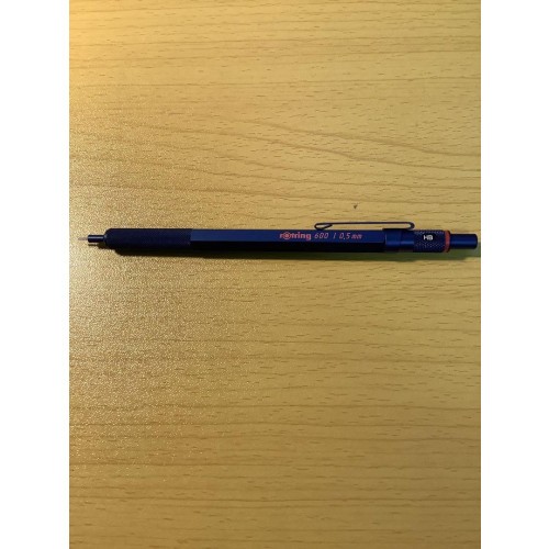 rOtring Mechanical Pencil Iron Blue 600 0.5mm [Near Mint] limited From JAPAN◎