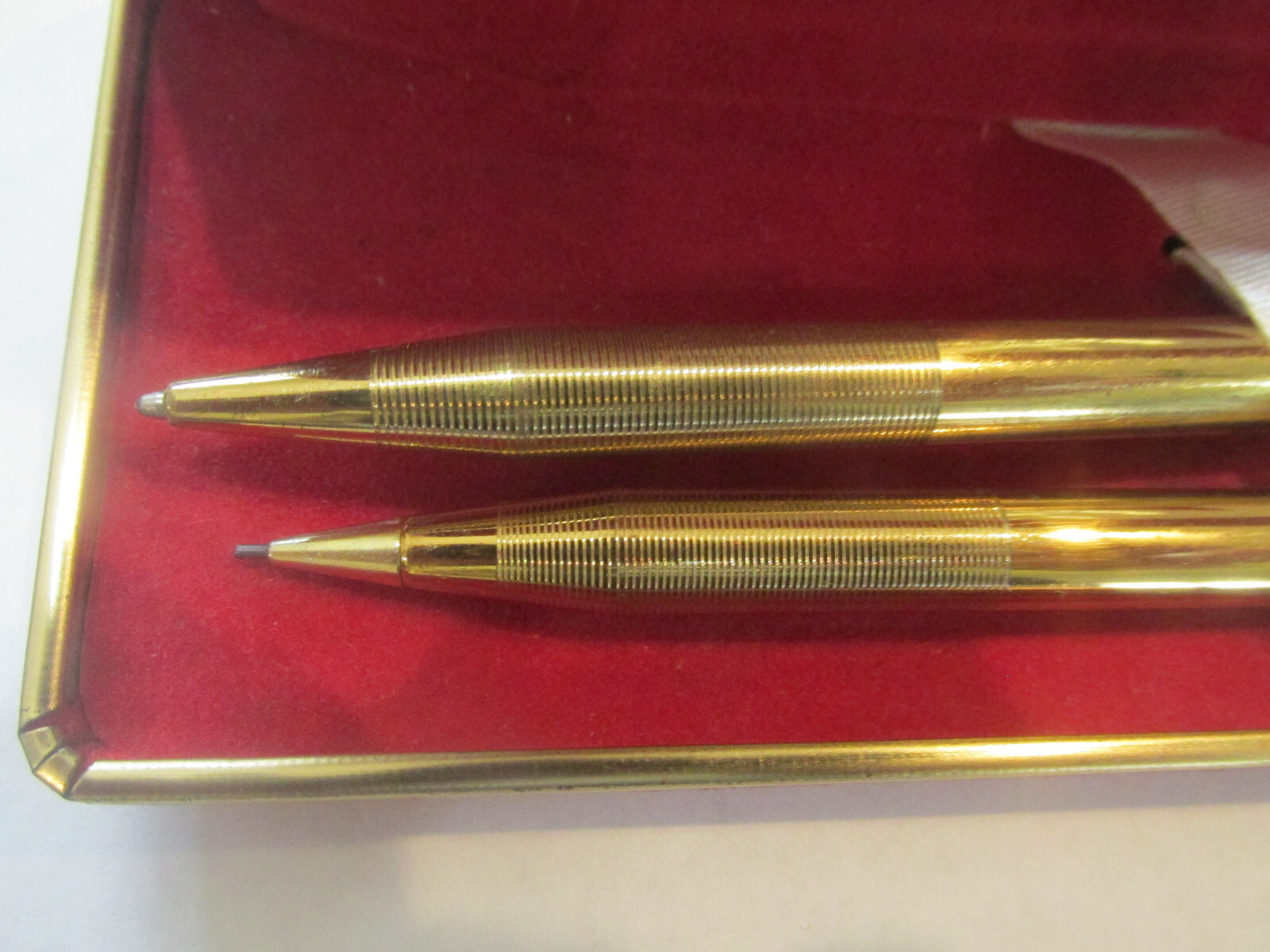 CENTENNIAL MECHANICAL PENCIL & PEN SET + RED VELVET PRESENTATION BOX