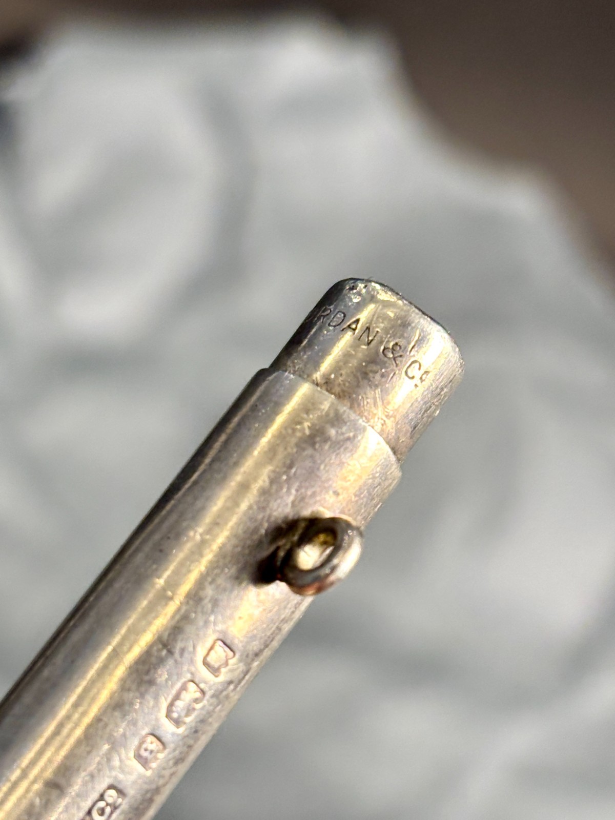 Antique S. Mordan & Co Sterling Silver Propelling Pencil – Hallmarked