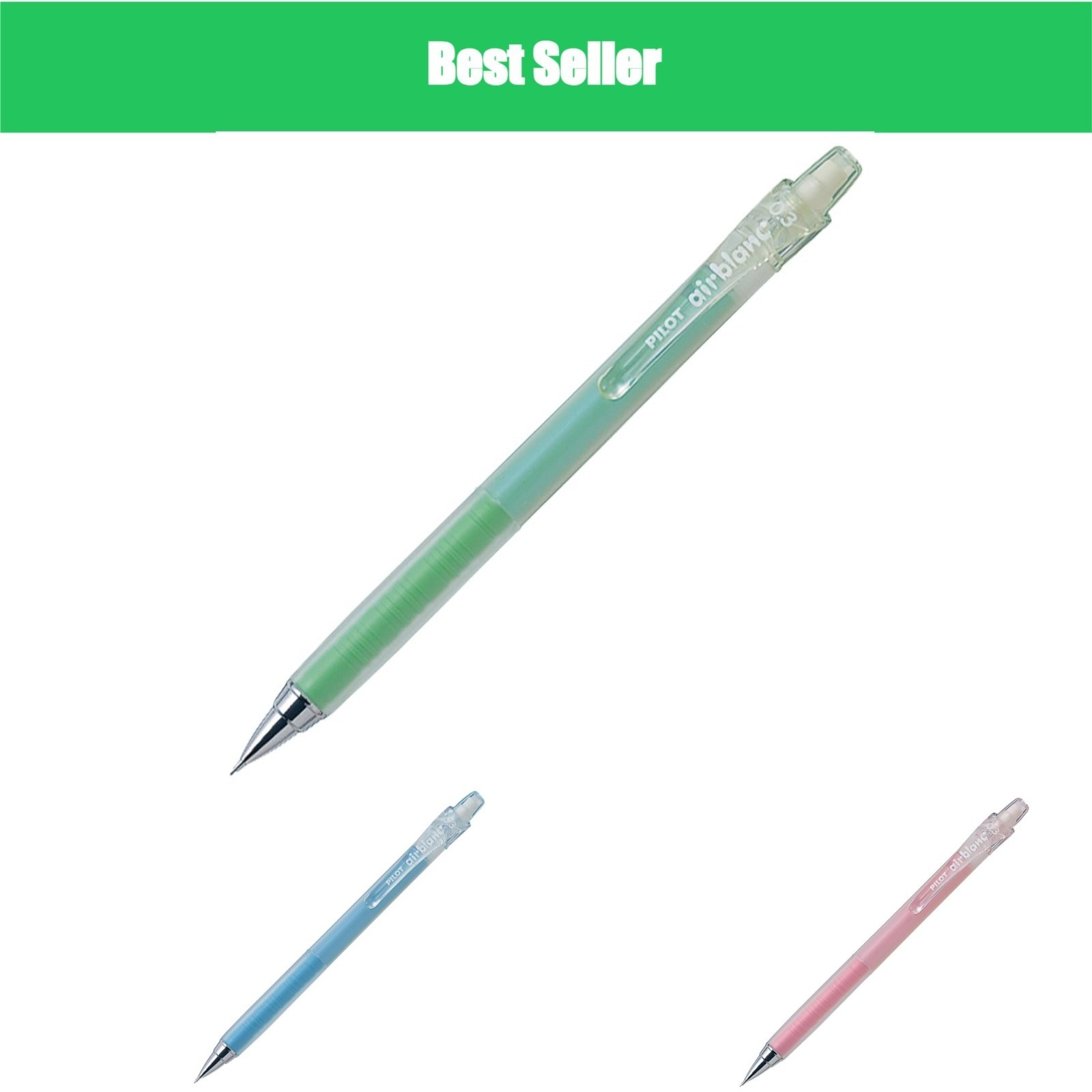 Pilot Mechanical Pencil AirBlanc 0.3mm Retractable Green Body HA-20R3-G