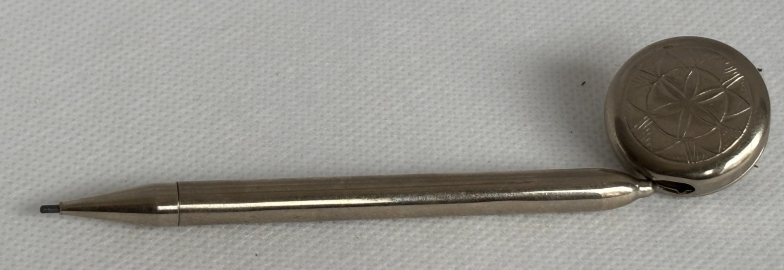 Scarce silver mechanical retractable pencil RAWL ENG MFG CO. PROVIDENCE R.I.