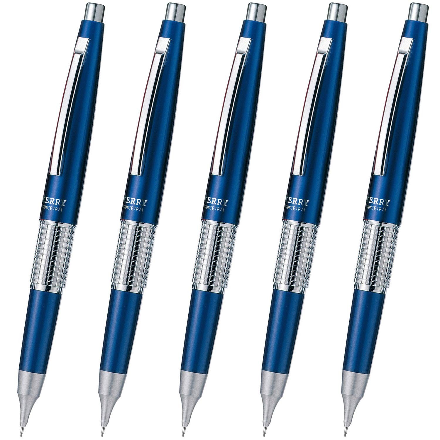 New Pentel Pencil (0.5mm) Mannen CIL Kerry 5 Pieces P1035-CD Blue from Japan