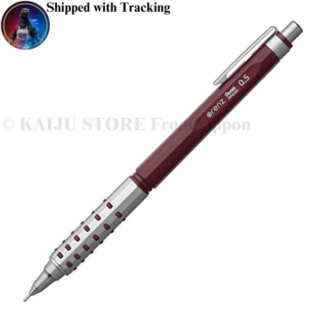 Pentel Orenz AT 0.5mm Mechanical Pencil Dark Red XPP2005-B
