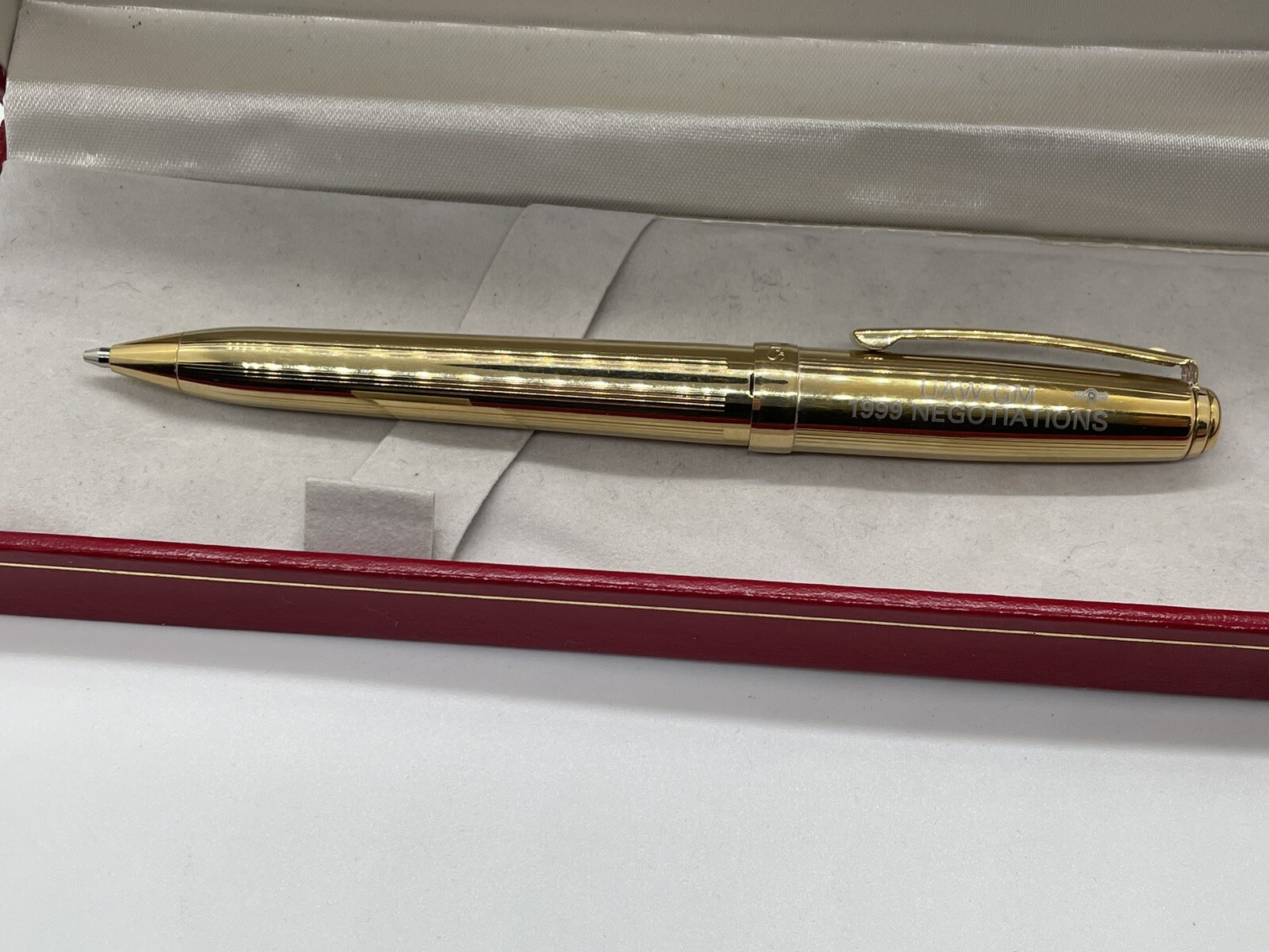 Sheaffer ‘s Prelude 368 22K Gold Plated .7mm Mechanical Pencil USA ‘UAW GM’