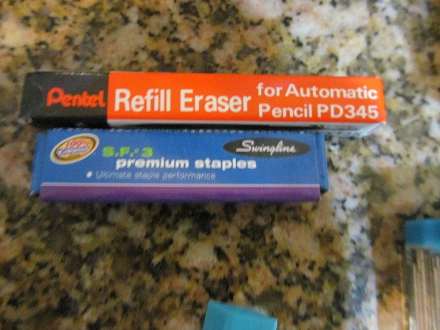 *Vtg Lot of Pentel HB Hi-Polymer .7mm, .5mm .9mm Mechanical Pencil Lead, Erasers