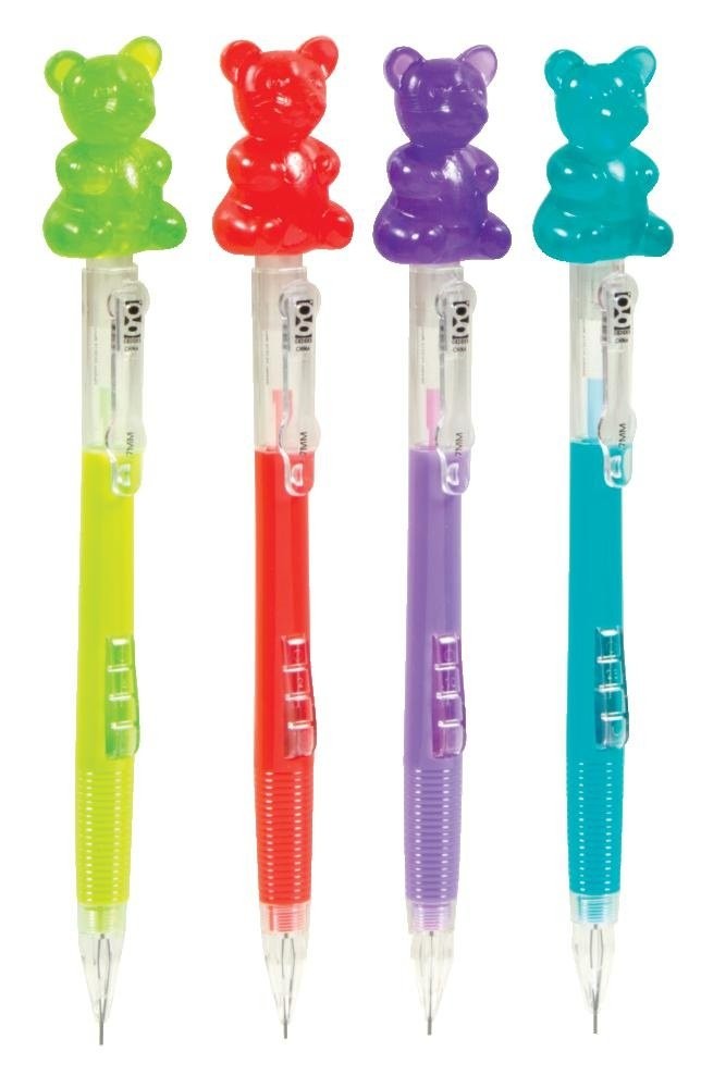24 PCS Raymond Gummy Bear Scented Assortment Mechanical Pencils Bulk Pack
