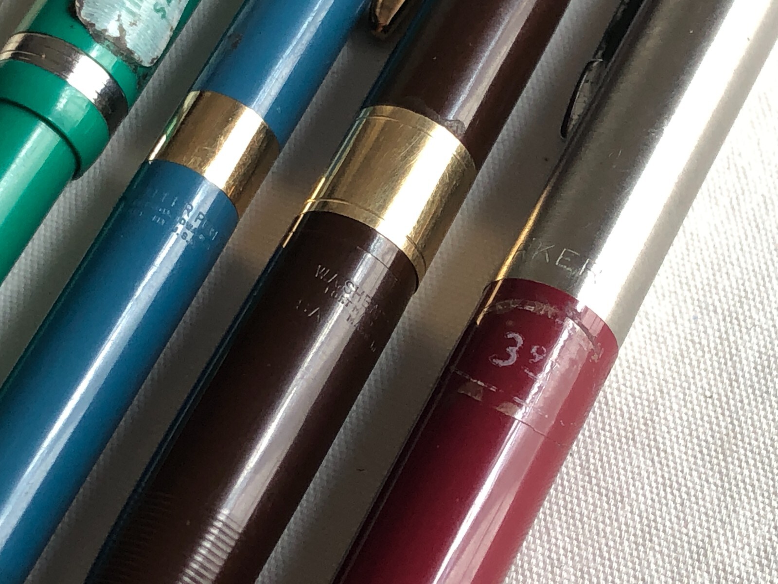Lot of 7 Vintage Mechanical Pencils 1940s, 1950s, & 1960s Made in USA
