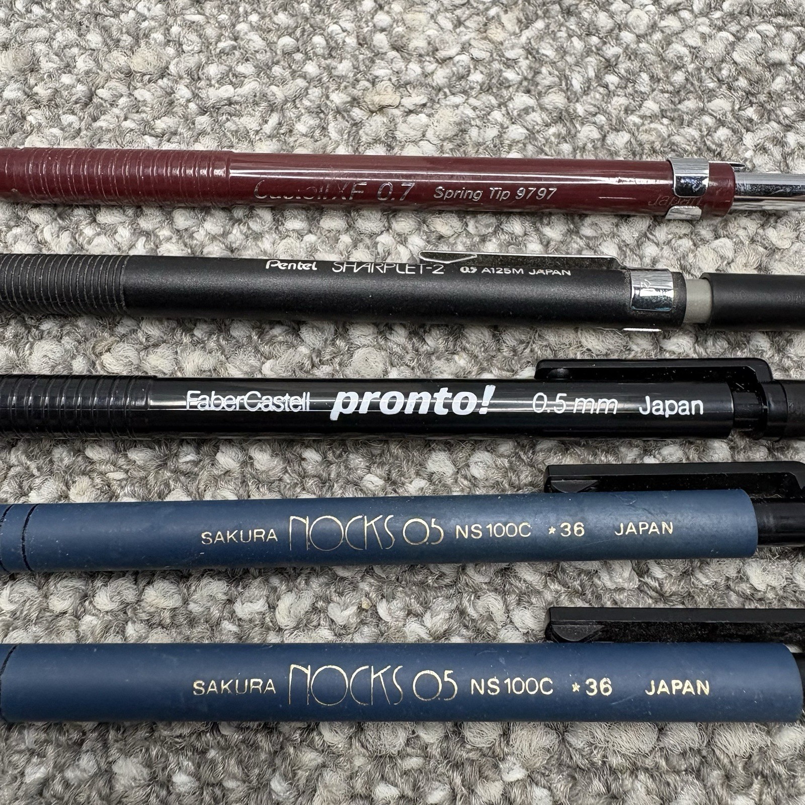 Lot Of Vintage Mechanical Pencil Leads Pentel Faber Cartel Sakura Lead HG11