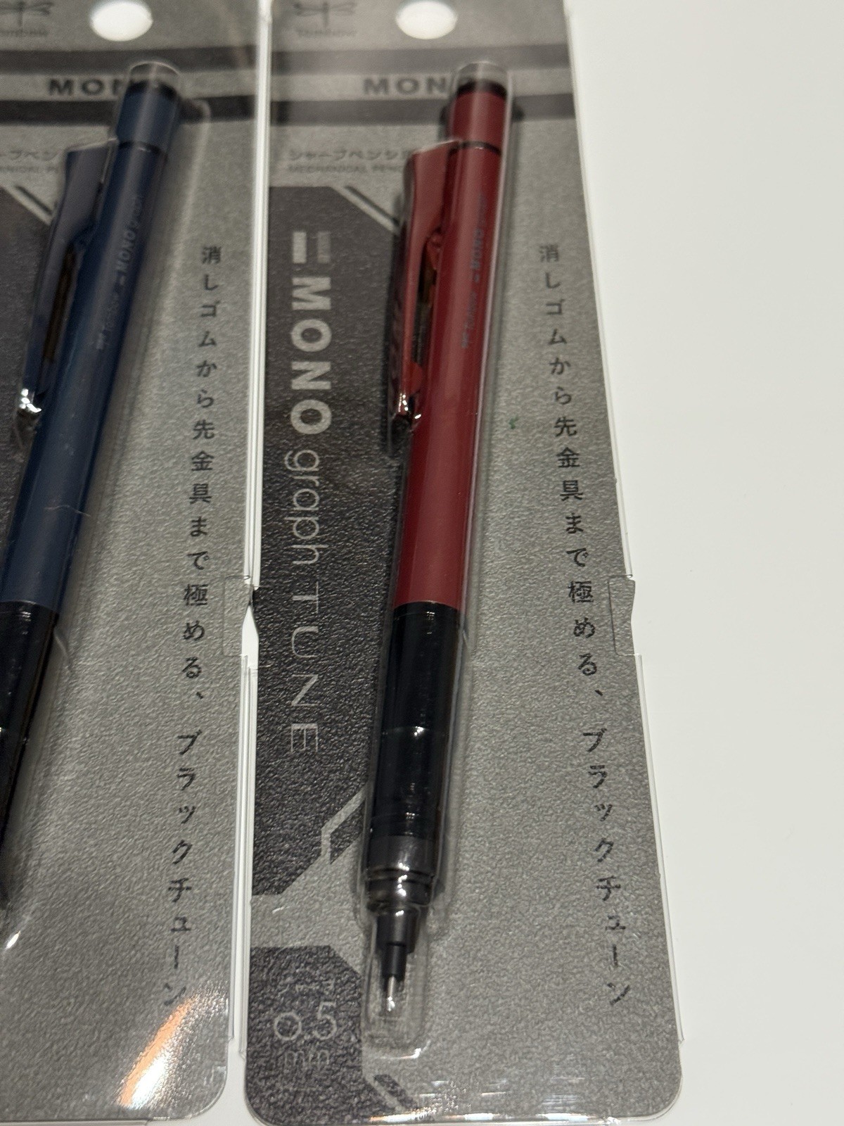 Tombow MONO Graph Tune 0.5mm Set Of 4 & eraser pad Mechanical Pencil New