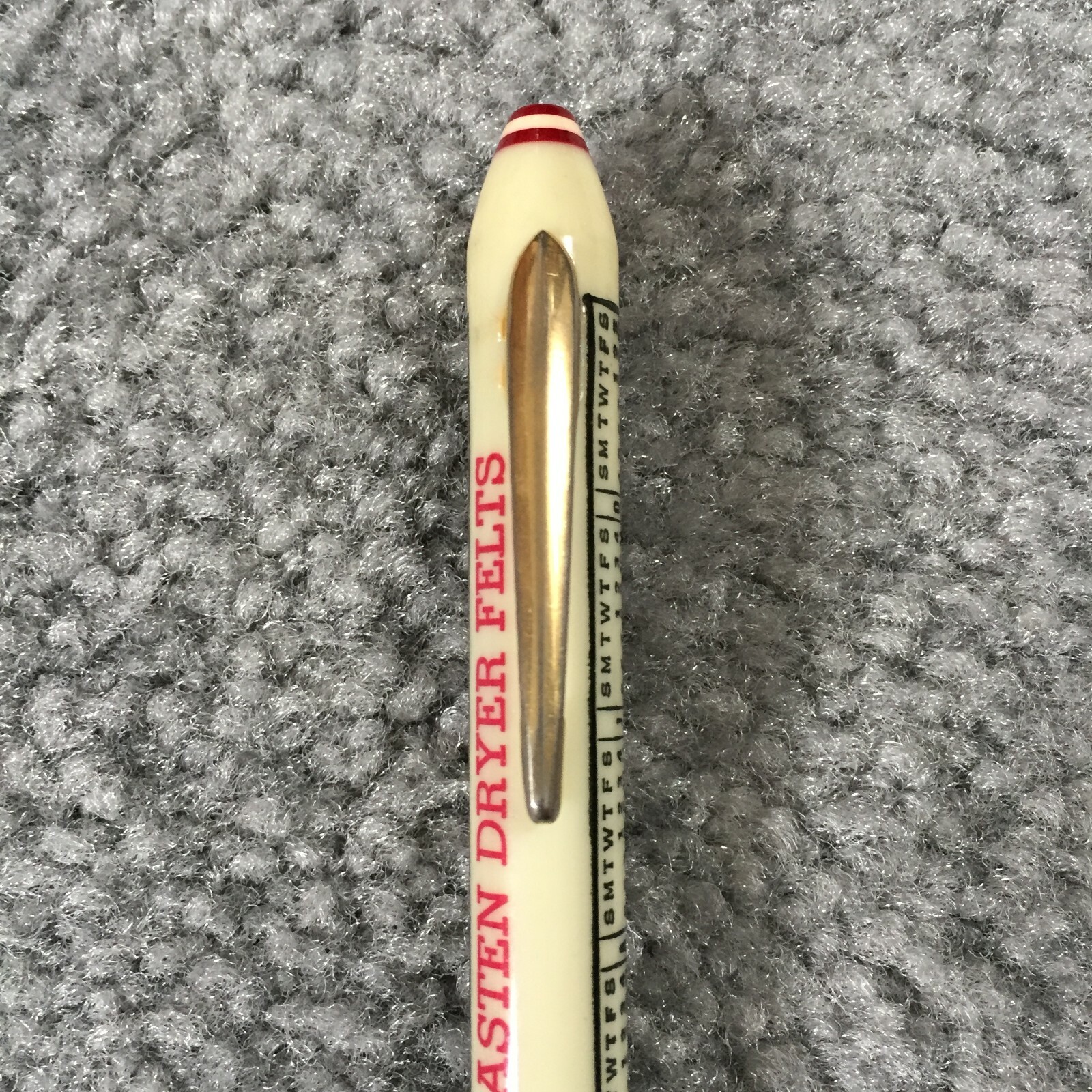 Vintage ASTEN DRYER FELTS 1964 Calander Mechanical Pencil Advertising Phila PA