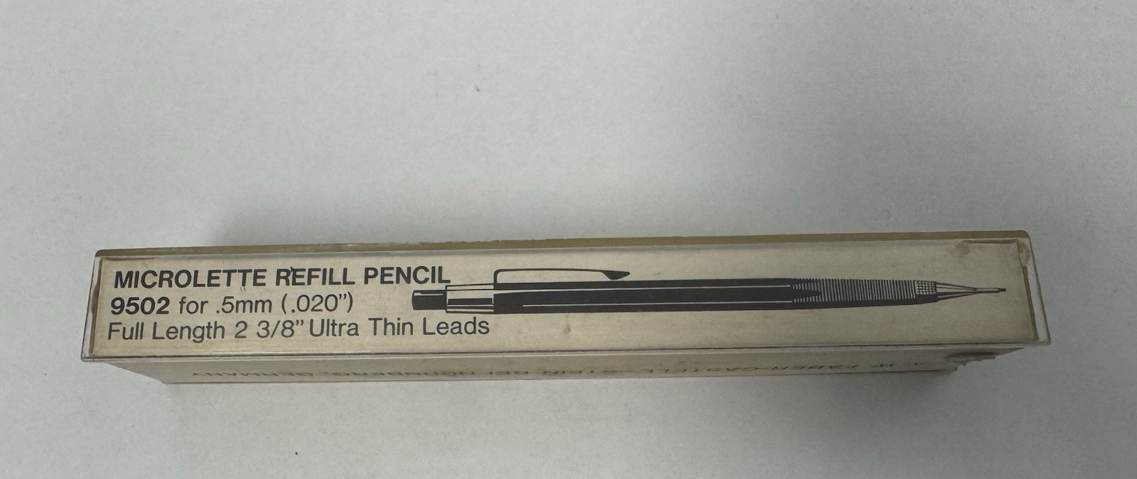 A. W. FABER-CASTELL 9502 Microlette Fine Line .05 Mechanical Pencil