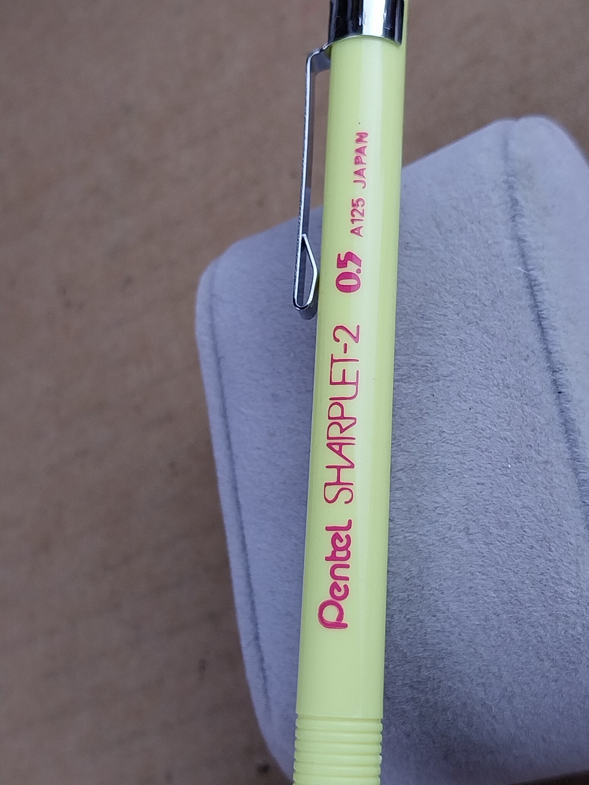 Vintage Japan Pentel 0.5MM A125BP Sharplet-2 Mechanical Pencil Yellow Rare