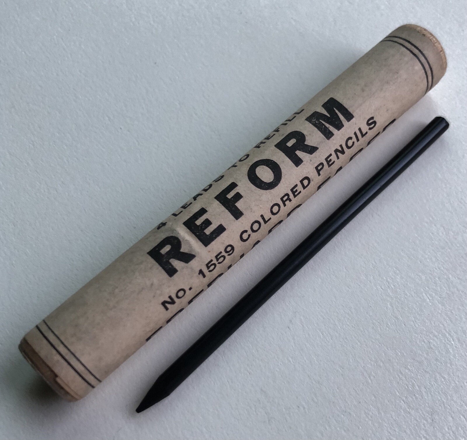 Vintage Eberhard Faber NOS Reform No. 529 Black 3.8mm Mechanical Pencil Lead USA