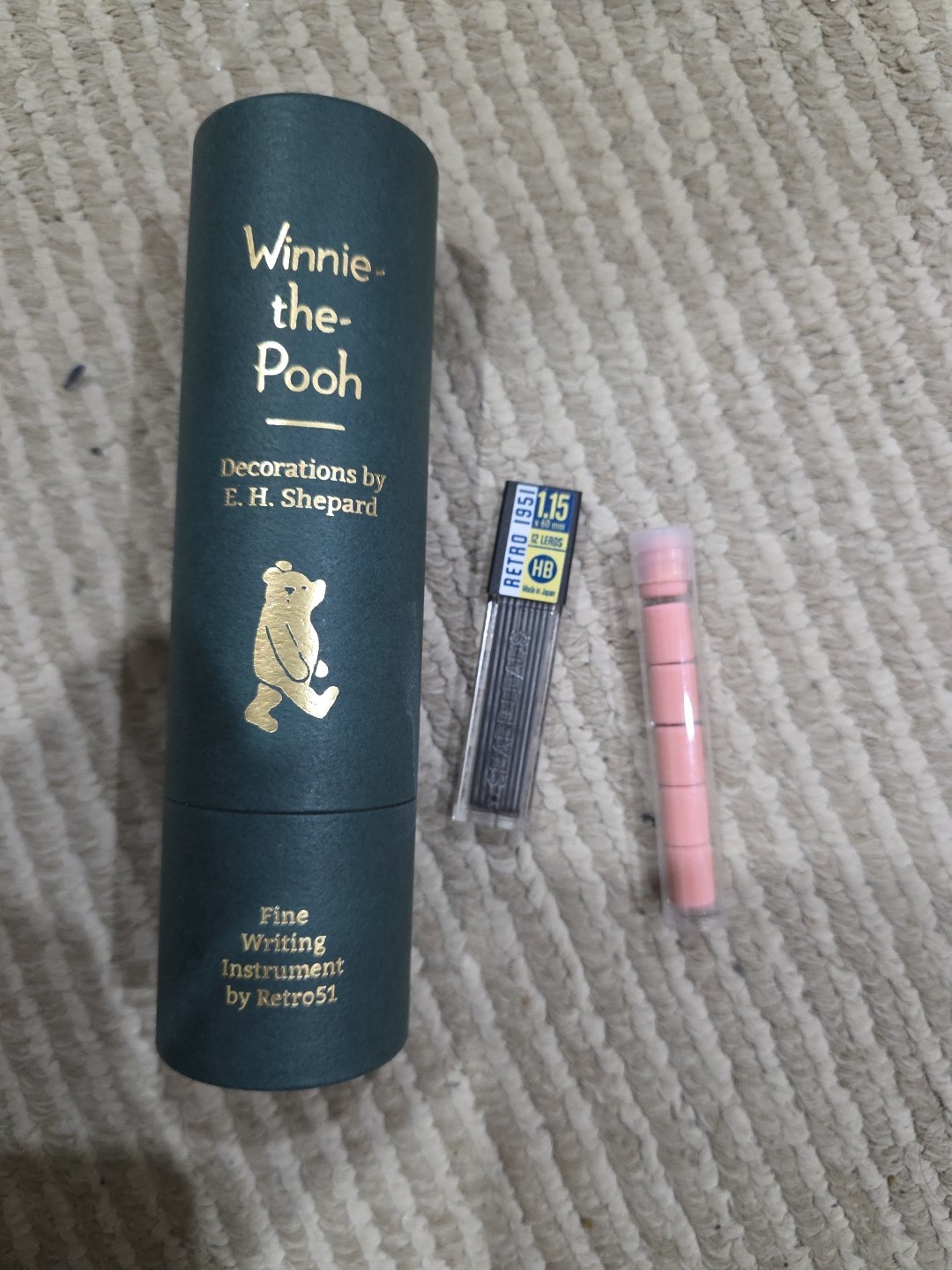 Retro 51 Winnie The Pooh Decorations Mechanical Pencil New/ Open #180