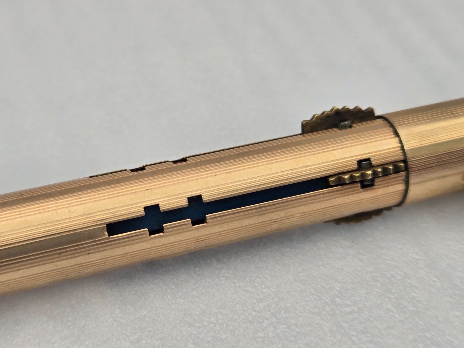 Vintage EVERSHARP 4 Color Mechanical Pencil 14K Gold Filled 1/10 Norma USA Work