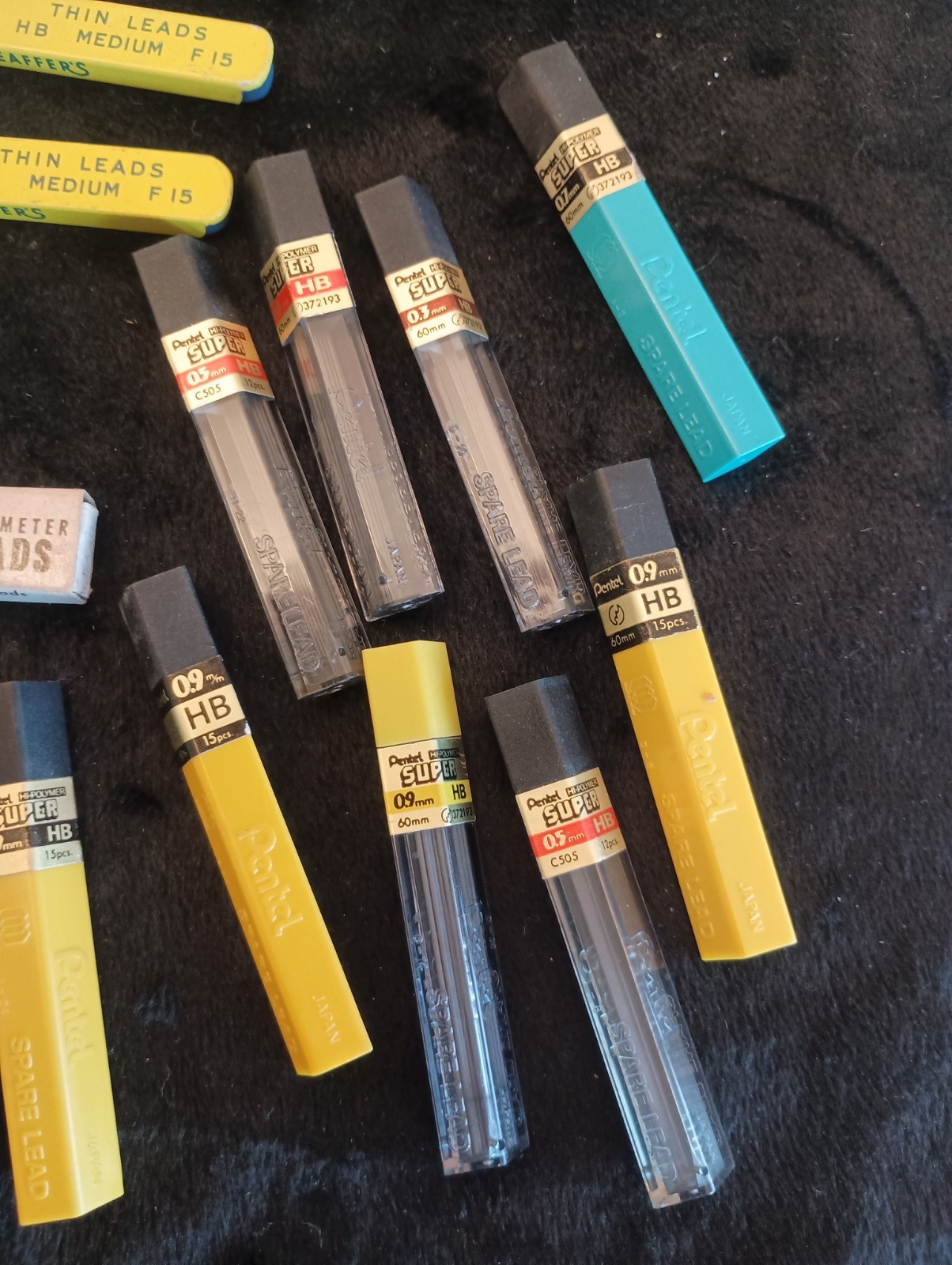 Vintage Mechanical Pencil Lead Lot .5mm .7mm – Sheaffer’s, Scripto, Pentel Berol