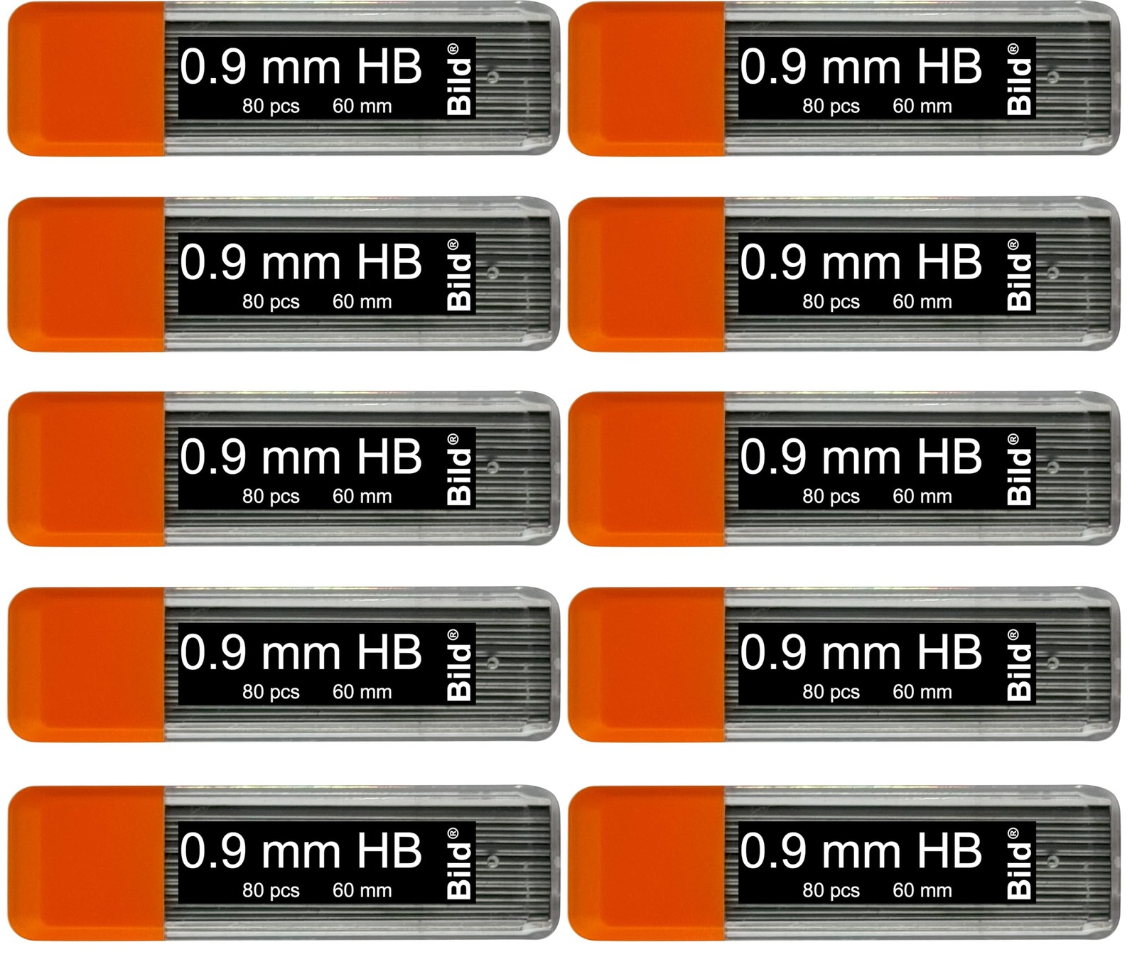 Premium Mechanical Pencil Lead Refills HB Mega 0.9 mm
