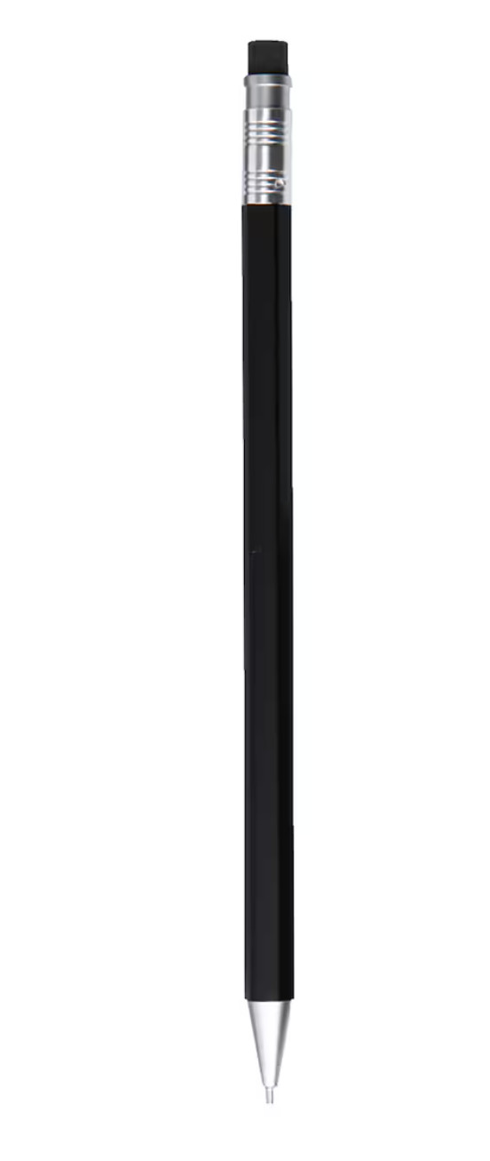 MUJI Hexagonal black natural wood Mechanical Pencil 0.5mm made in Japan