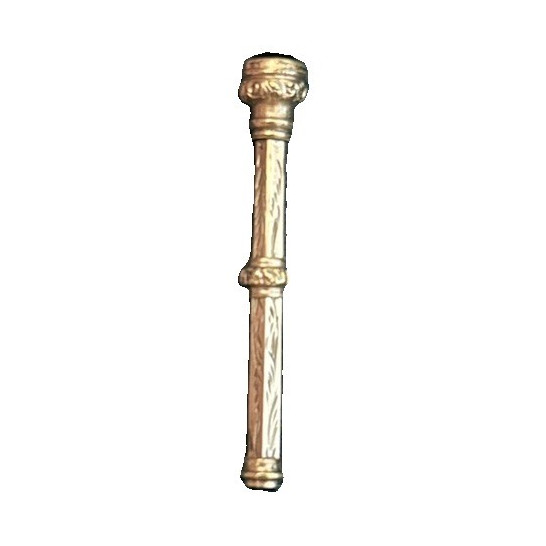 Antique Victorian Gold Filled Propelling Mechanical Pencil Red Stone Top WORKING