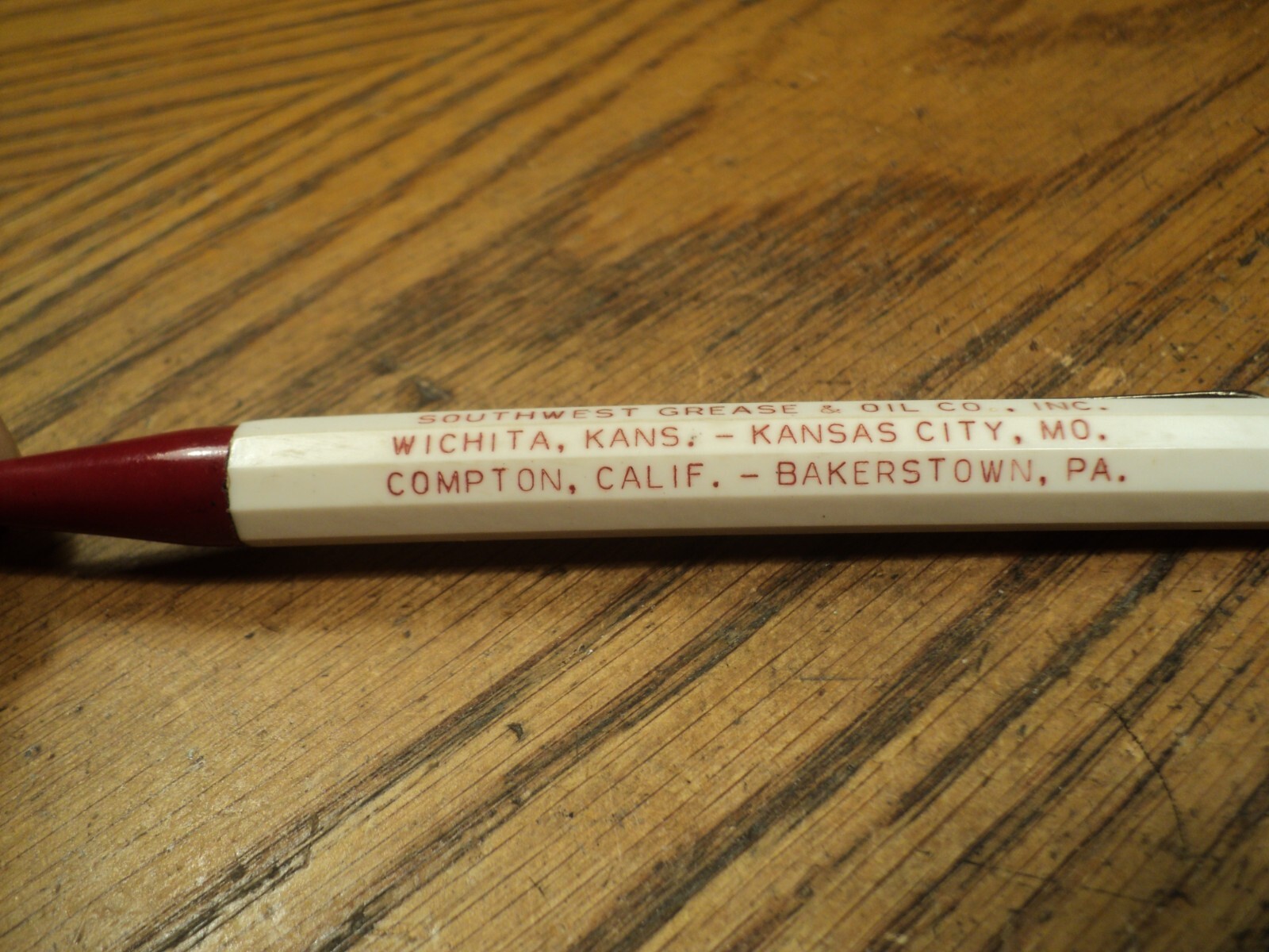 Vintage Autopoint Mechanical Pencil Southwest Grease & Oil Co 5-5/8″ Long USA B