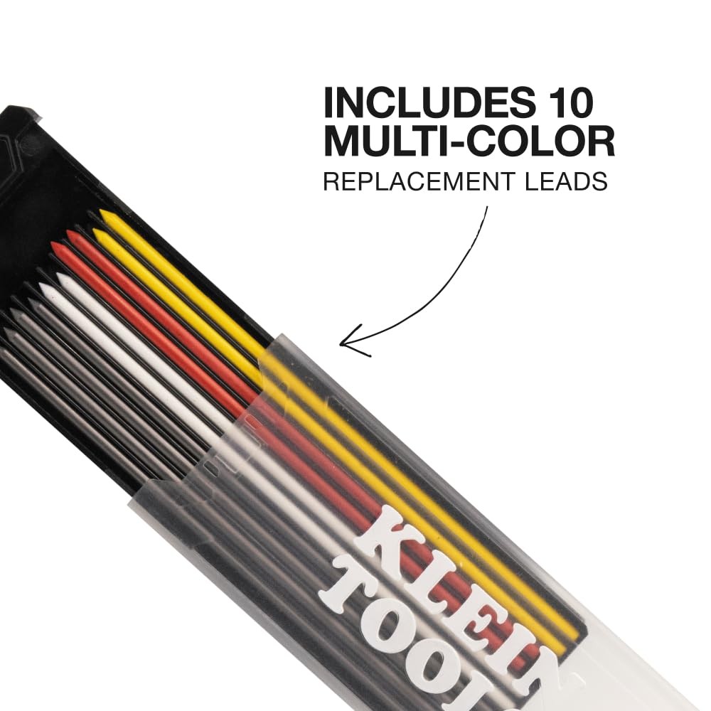 KLEIN TOOLS 80189 Skribes 1 Count (Pack of 1), White, Yellow, Red, Graphite