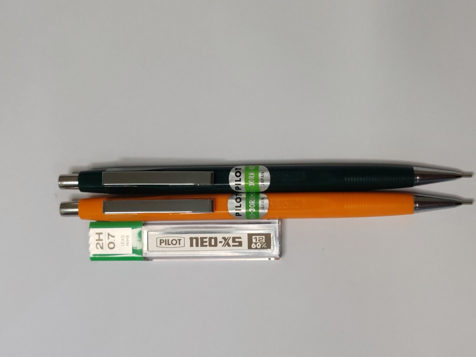 Pilot HO-30RK-07 Mechanical Pencil Vintage New Very Rare 2 Pcs, Japan . 1970s