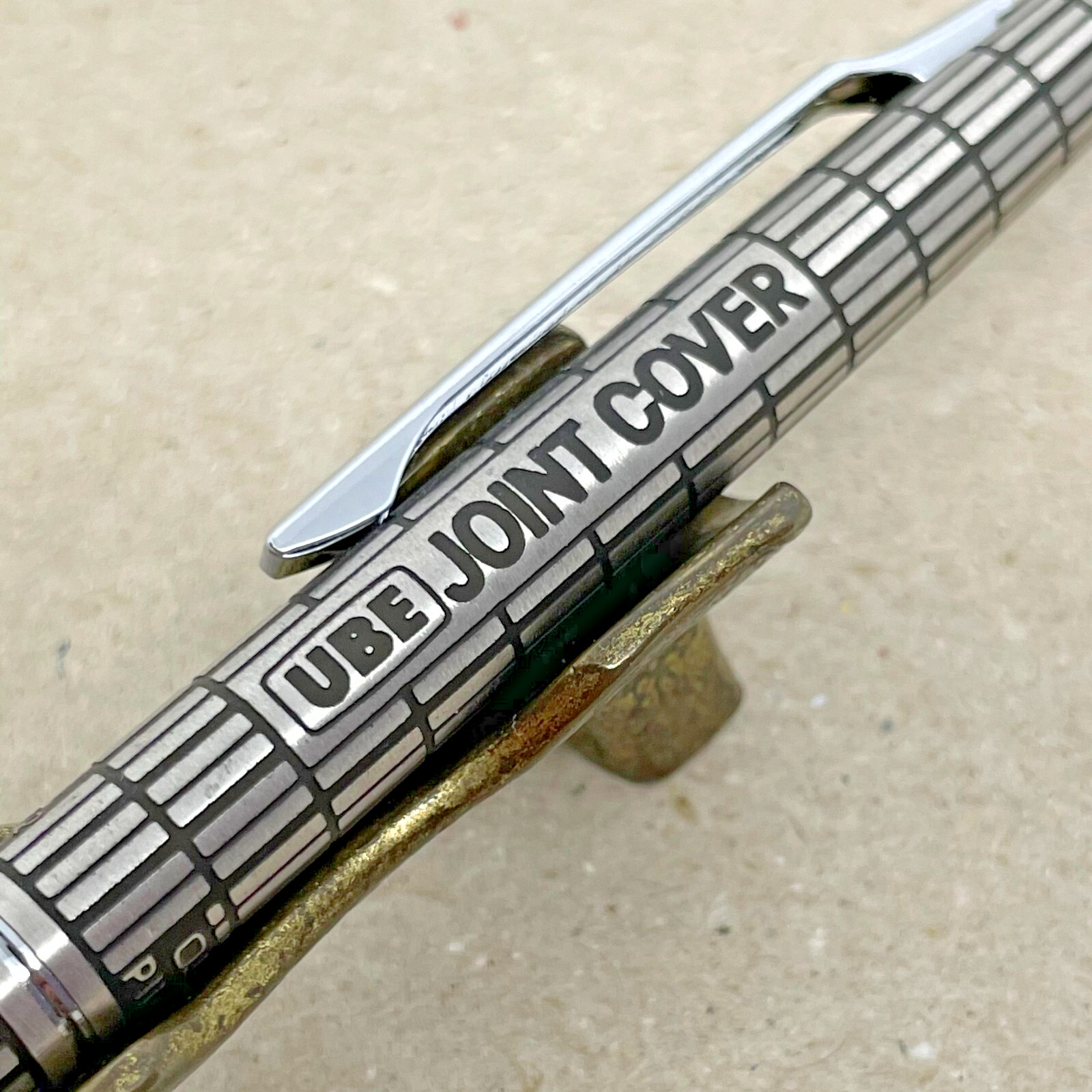 Pilot Mechanical Pencil Elite Stainless Steel Barrel UBE Logo Made in Japan