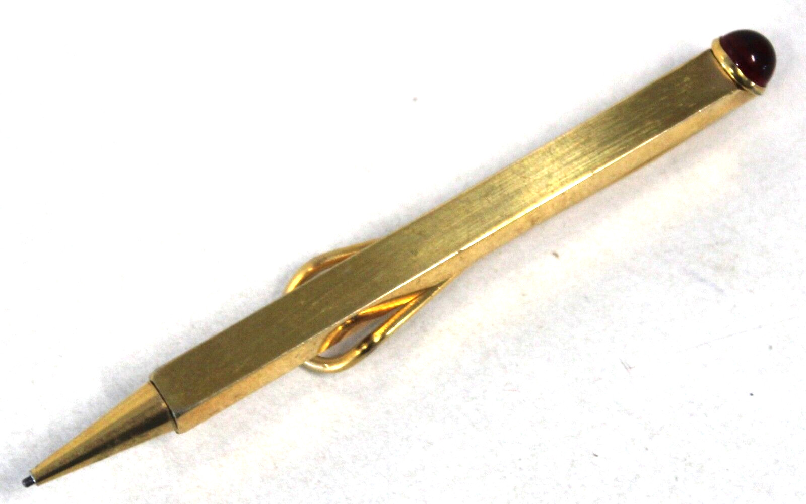 Vintage Tie Clasp Mechanical Pencil 3-7/16″ Long Unbranded WORKS