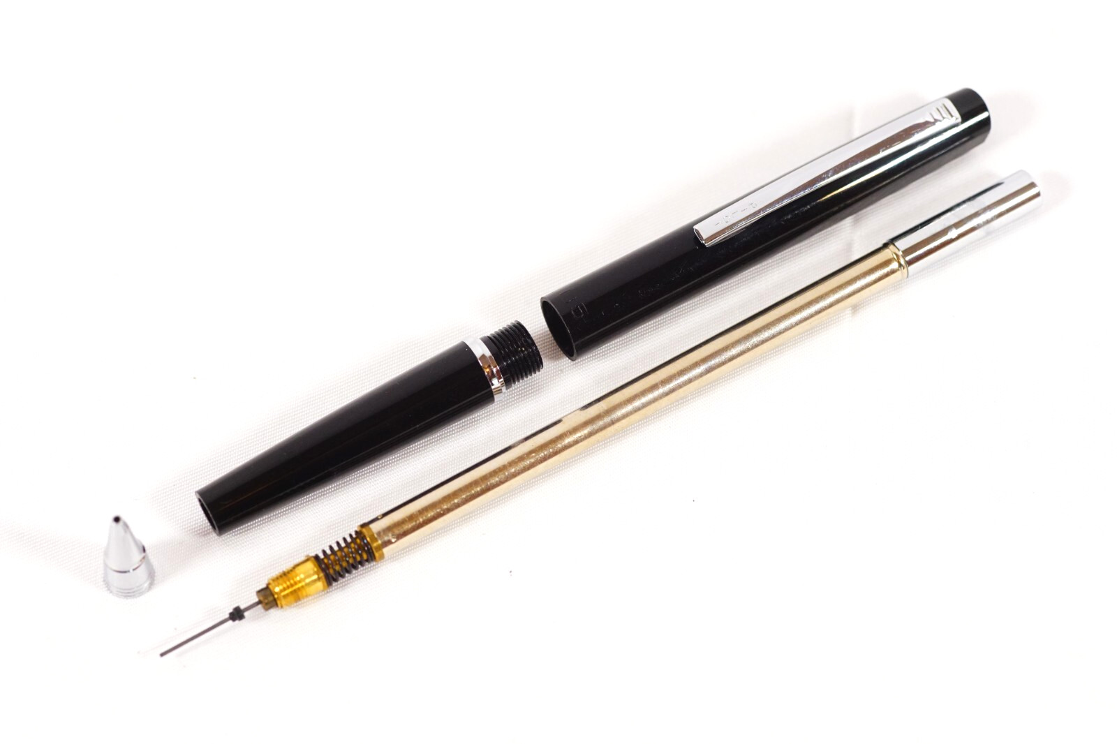 1977 PILOT Mechanical Pencil HCF-70BP Young Kuro Pipe Slide Drafting Pencil