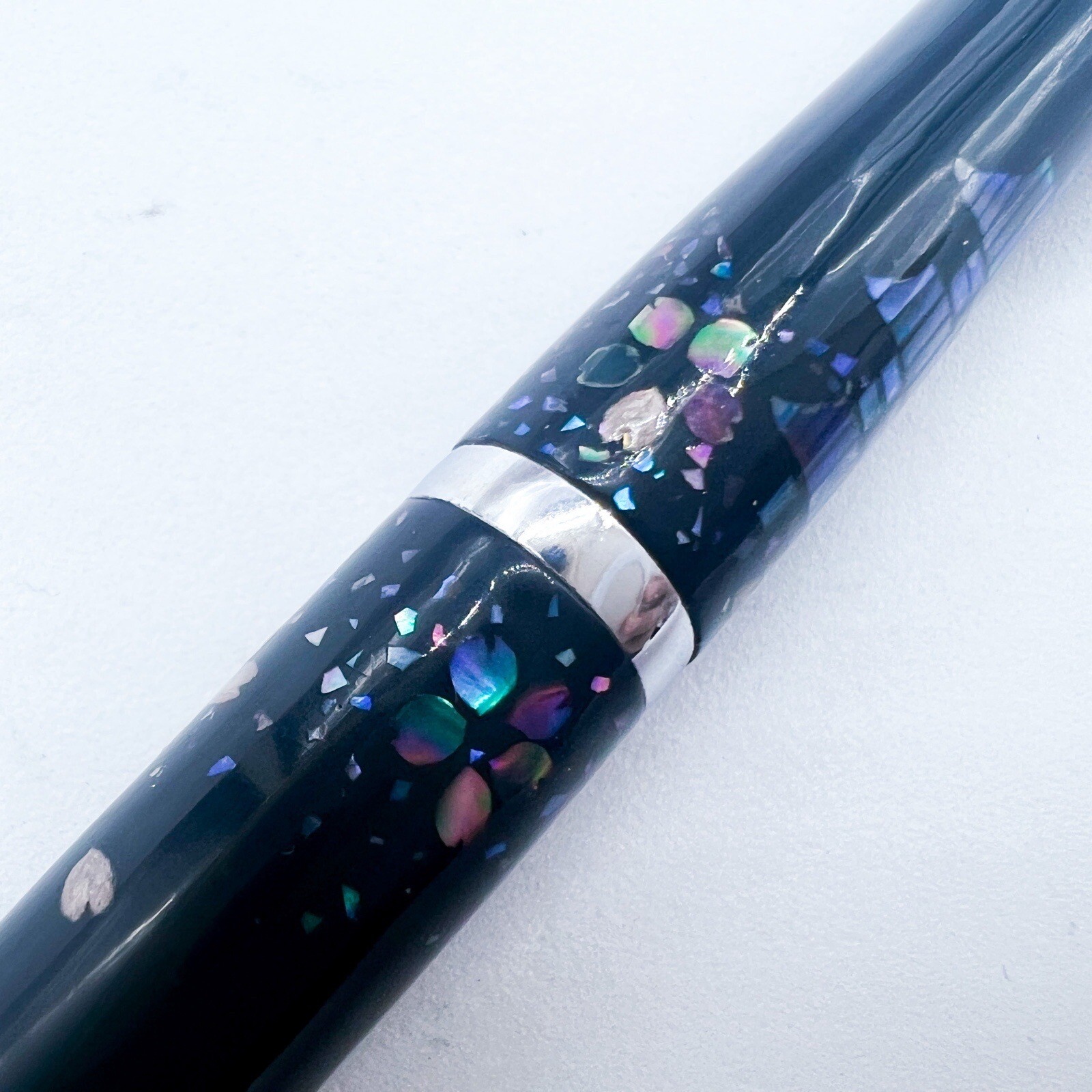 NOS Pilot Hand made Raden Mother Of Pearl Inlay Mechanical Pencil AUTOMATIC LEAD