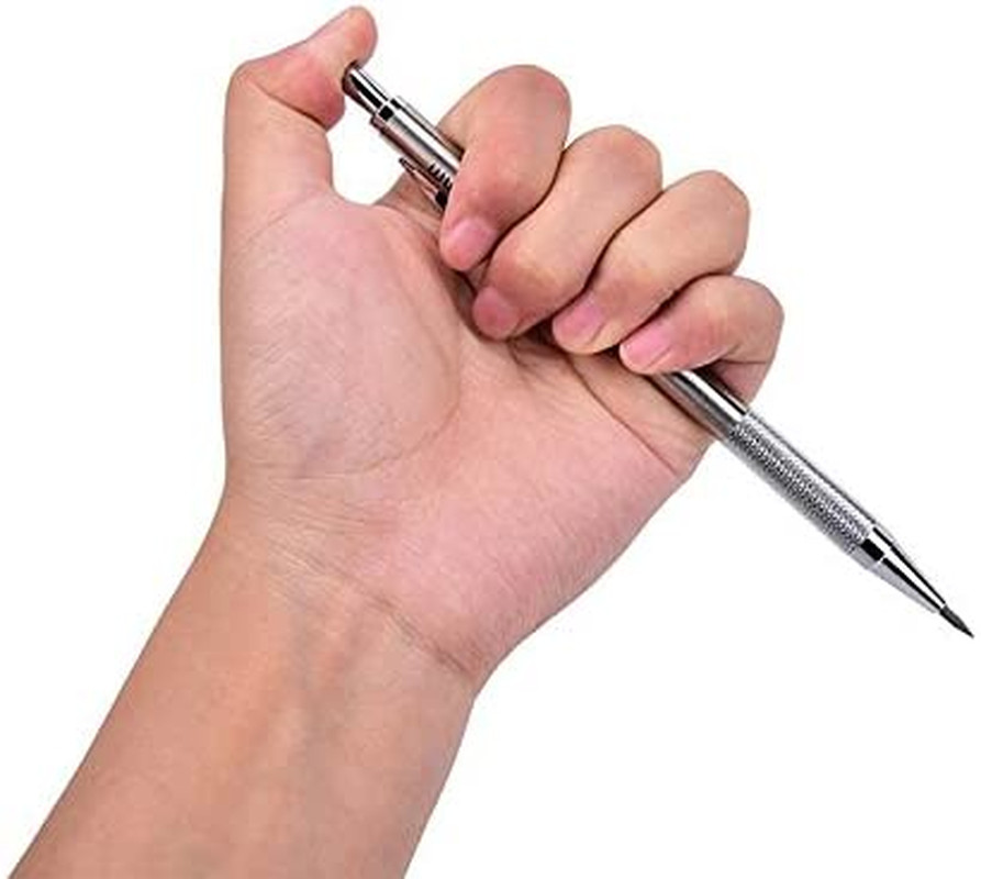 2 Pack 2.0 Mm Lead Holder Metal Mechanical Pencil Automatic Mechanical Drafting