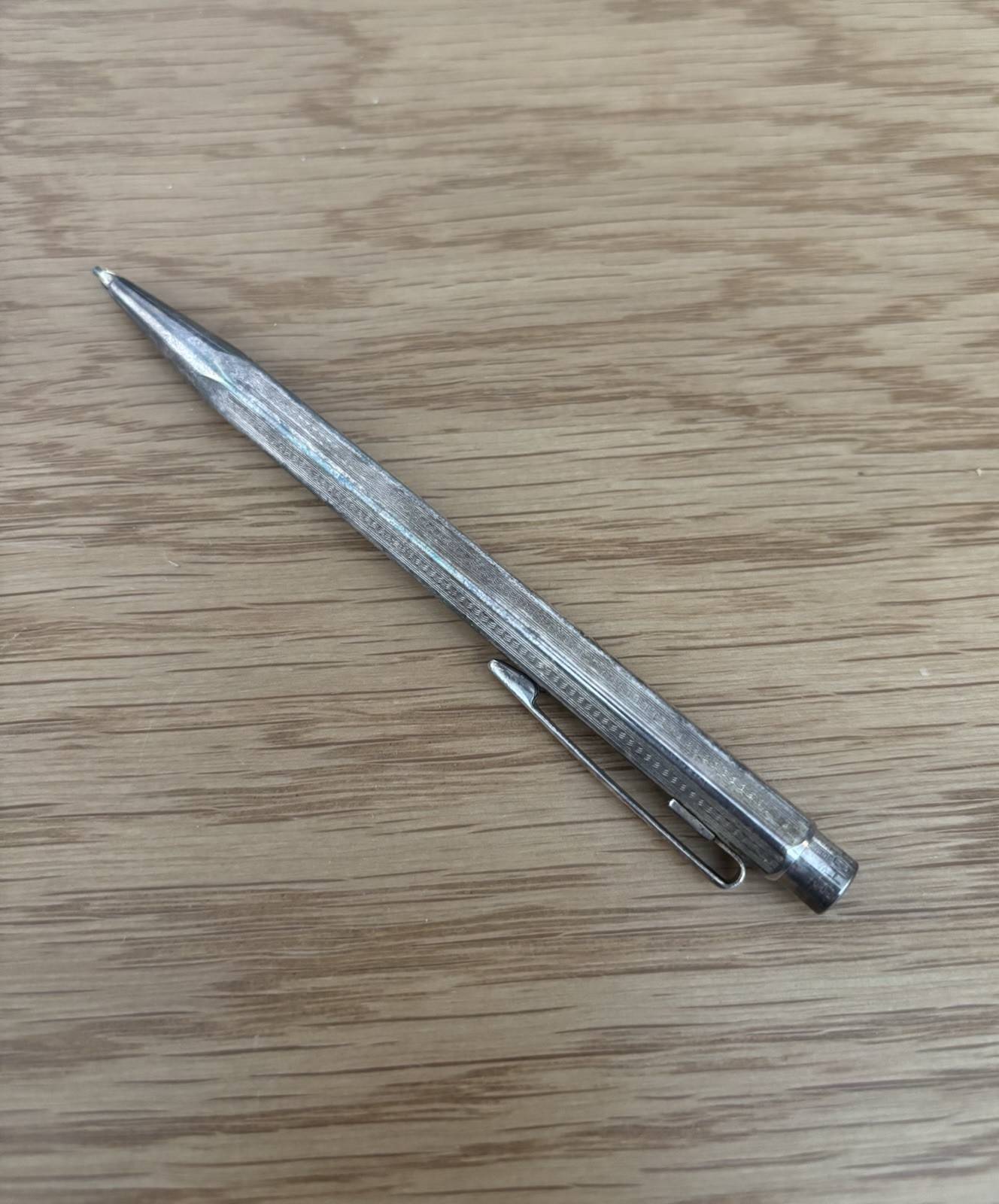 Vintage Caran D’Arche – ECRIDOR Silver Mechanical Pencil – Original Box & Manual