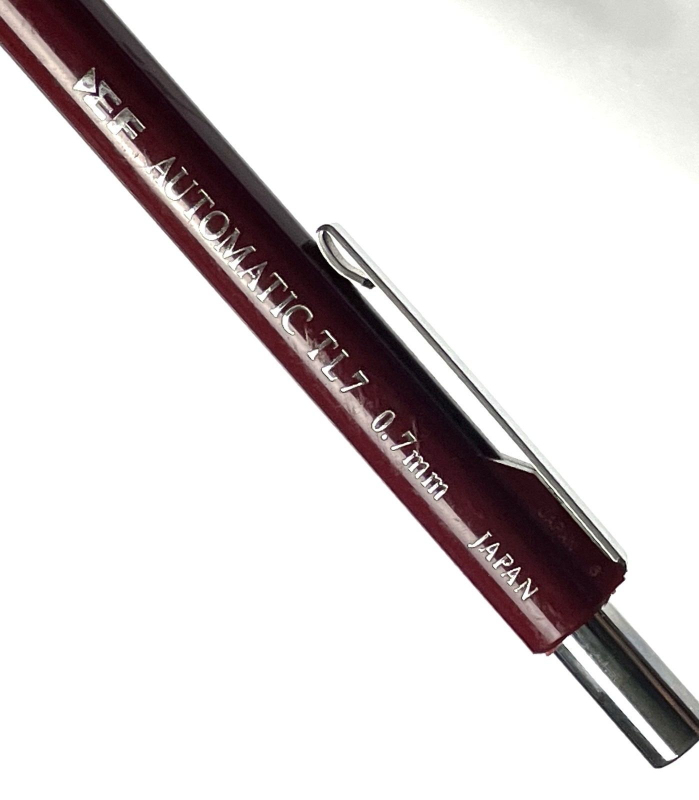 Vintage Eberhard Faber EF Automatic TL7 Mechanical Pencil 0.7 mm Japan Maroon