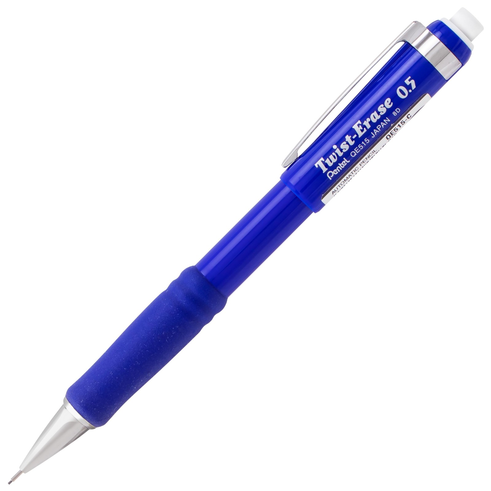 Pentel Twist-Erase III Mechanical Pencil, (0.5mm), 4 Count (Pack of 1), Black