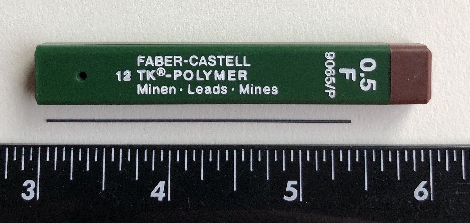 Vintage Faber-Castell TK-POLYMER .5mm Mechanical Pencil Lead F 9065/P 12 Sticks