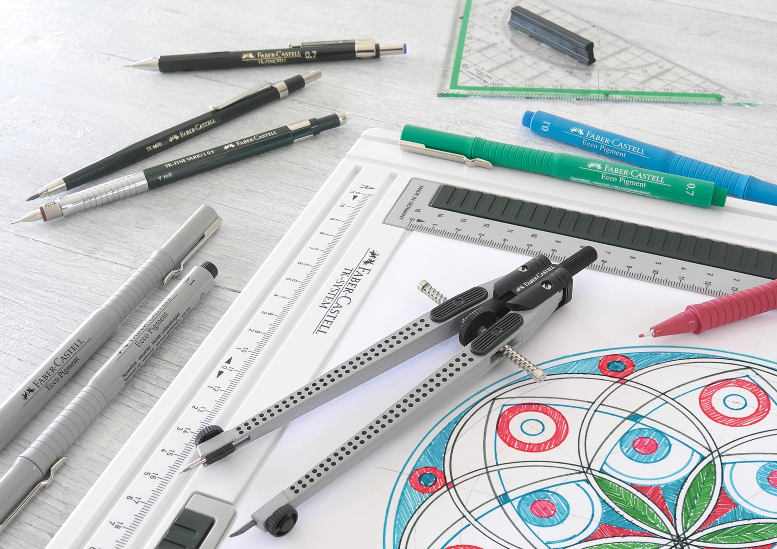 1 PCS 136300 9713 Faber-Castell 0.35mm Precision Mechanical Drafting Pencil