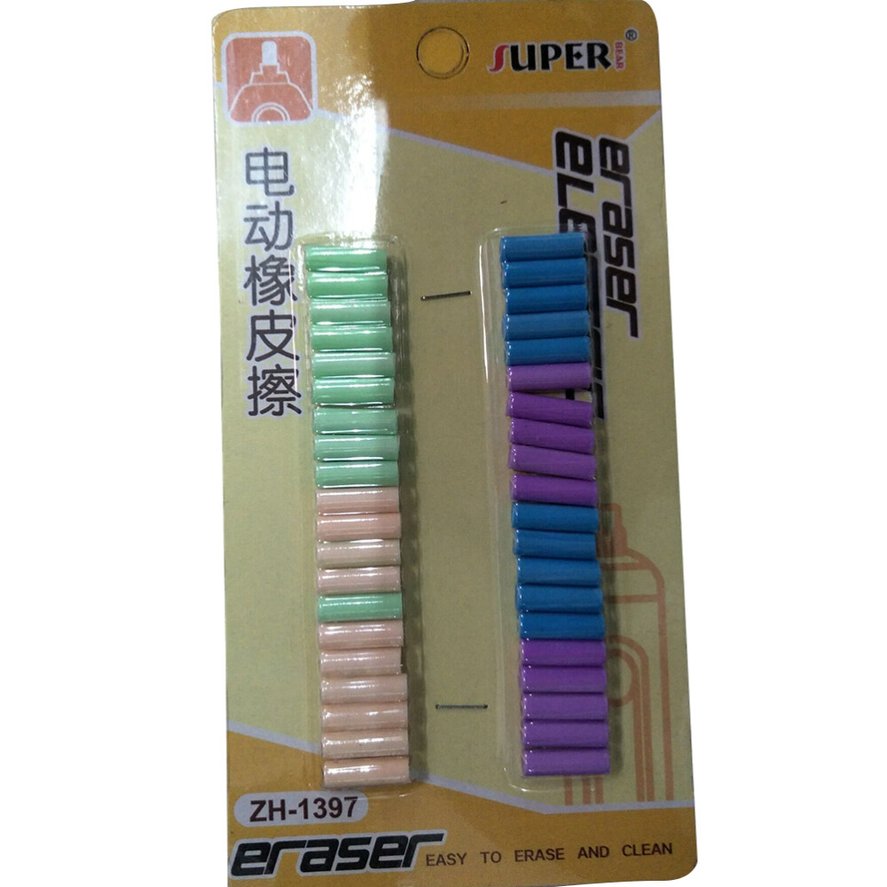 Replacement Eraser Pencil Electric Rubber Core Student Use Refill Replacements