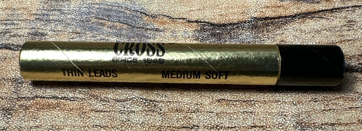 Cross Mechanical Pencil Lead Refills Medium Soft Thin Leads 15 Pieces – New