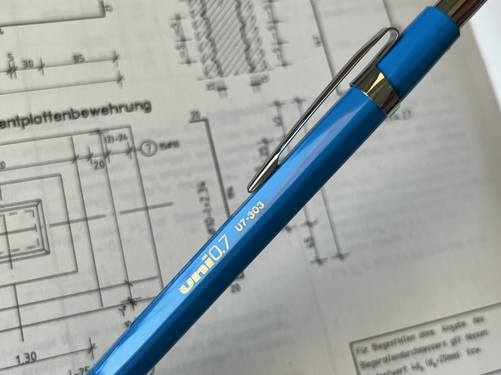 Vintage Mechanical Pencil MITSUBISHI UNI U7-303 | 0.7 mm | Japan | NOS