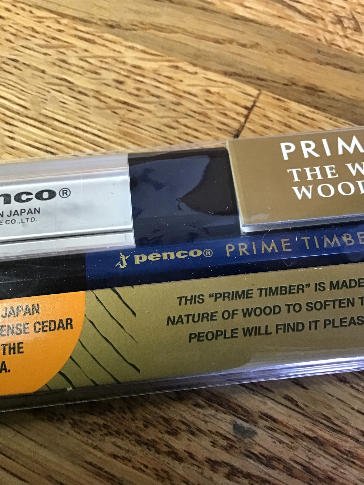 PENCO Prime Timber Brass [blue] 2mm wick holder And Sharpener