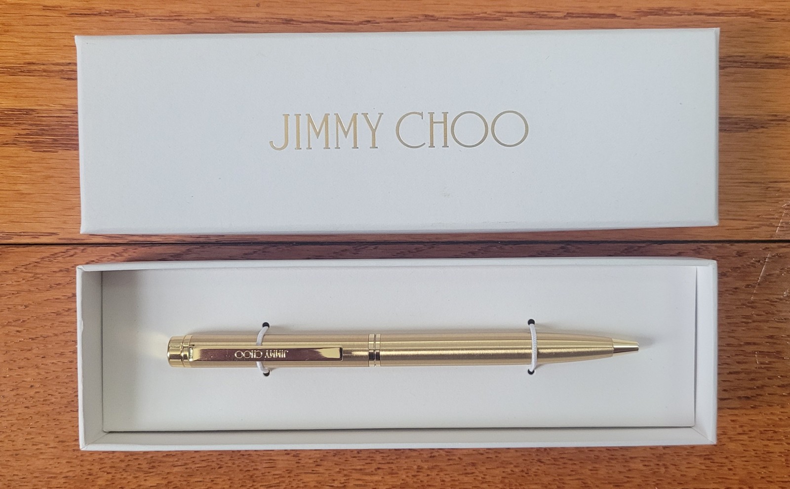 Jimmy Choo Gold Tone Ballpoint Pen
