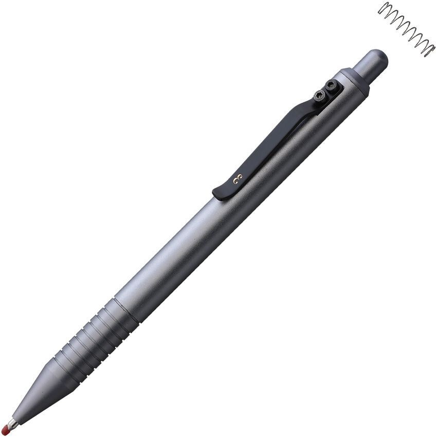 Everyman Grafton Pen Gunmetal Aluminum Body Click Top Fisher-Space Compatible
