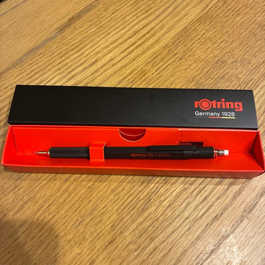 rotring 800 mechanical pencil 0.7mm black