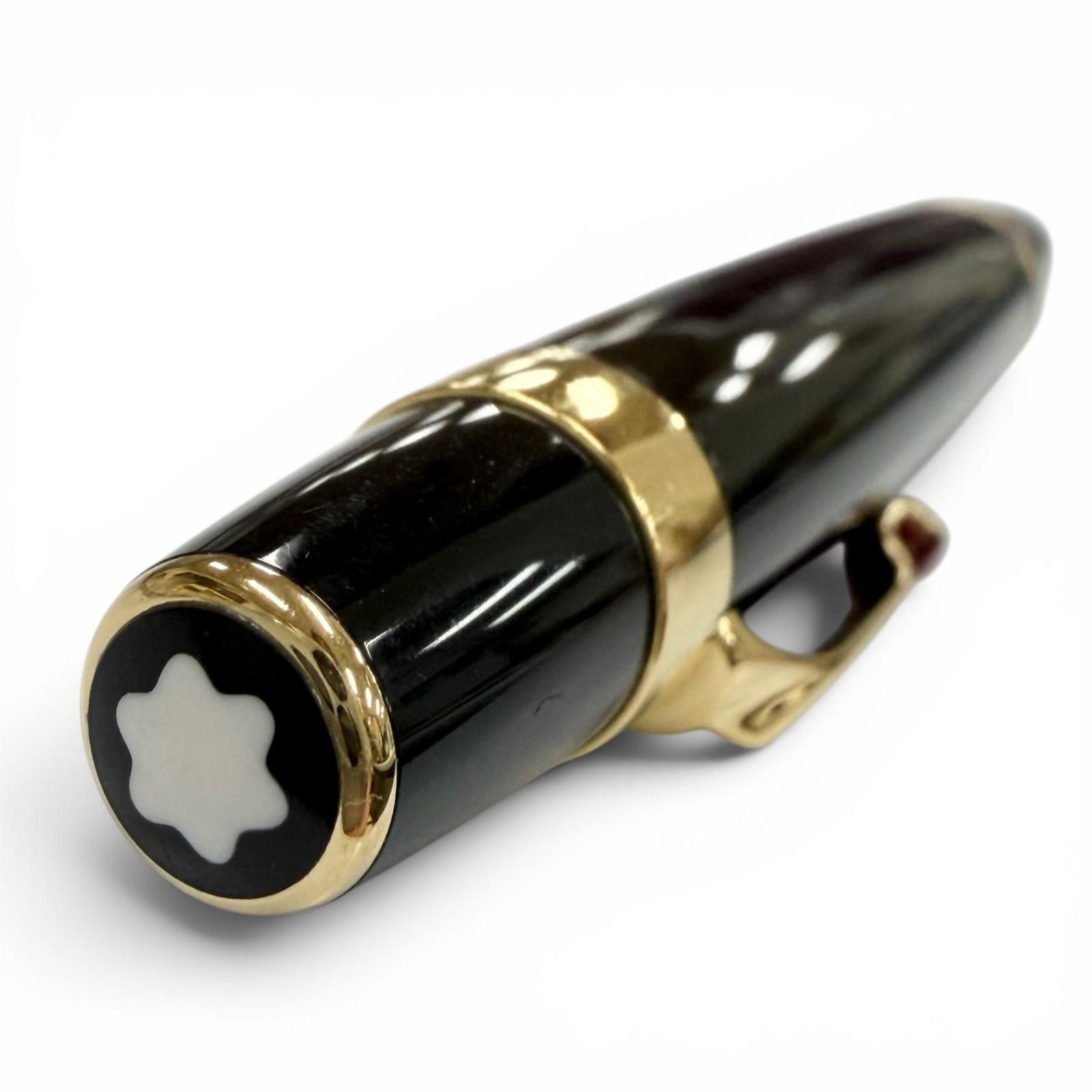 MONTBLANC Boheme Red Gemstone White Star Twist Mechanical Pencil Black Gold